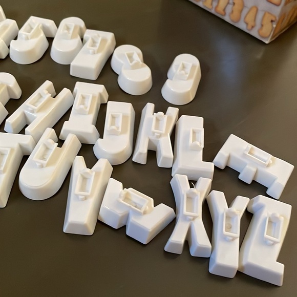 Rolling Cookie Cutter-Alphabet & Numbers, Vintage and Never Used - Picture 9 of 11